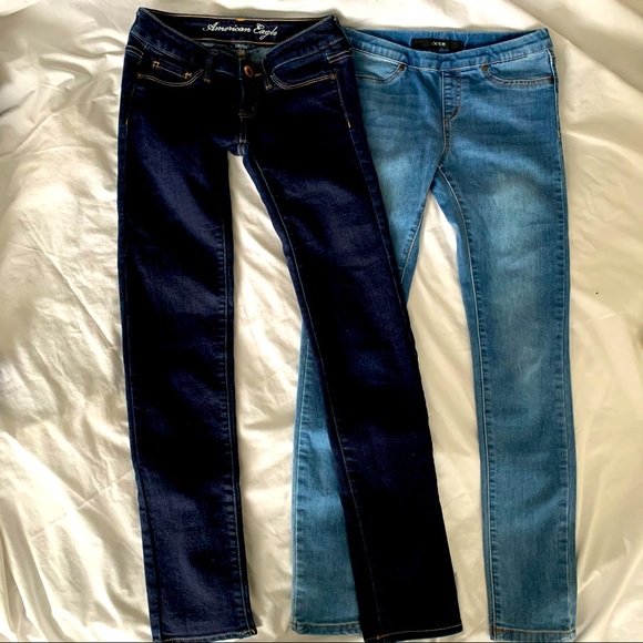Joe’s Jean and American Eagle Stretch Skinny Jeans - Picture 1 of 6
